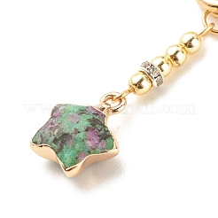 Застежки-тоглы из нержавеющей стали 304 с кристаллами и стразами PALLOY-JF01614