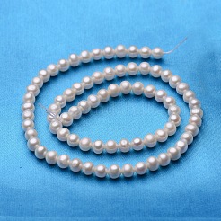 Нити из натурального культивированного пресноводного жемчуга PEAR-E009-5-5.5mm