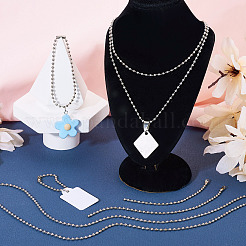 4 стиль железных шариковых цепей для цепей ценников&nbsp;FIND-TA0006-11