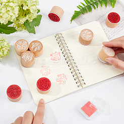 Сосновые деревянные штампы DIY-OC0003-73