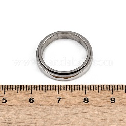 Вращающиеся эмалевые кольца из нержавеющей стали 304&nbsp;RJEW-A074-04P