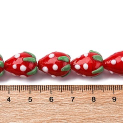 Бусы лэмпворк ручной работы&nbsp;LAMP-R109B-15A