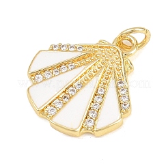 Messing micro pave klare zirkonia anhänger&nbsp;KK-H273-50G-04