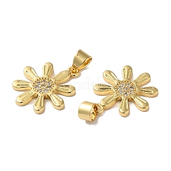 Подвески из кубического циркония с покрытием из латуни&nbsp;KK-O142-42G