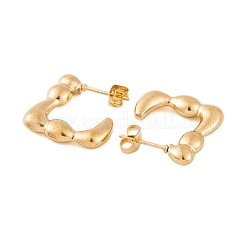 Серьги-гвоздики из нержавеющей стали 304 с ионным покрытием (IP) для женщин&nbsp;EJEW-P279-02G