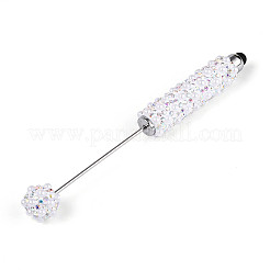 Стилус для сенсорного экрана с имитацией жемчуга и полимерной глиной AJEW-T013-06J