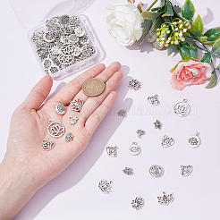 Подвески и звенья из сплава в тибетском стиле&nbsp;TIBEP-SC0001-53AS