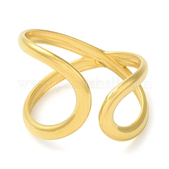 Bagues de manchette ouvertes en acier inoxydable 304 pour femmes&nbsp;LS-RJEW-Z043-02C
