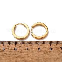 Серьги-кольца из нержавеющей стали 304&nbsp;EJEW-D331-10G