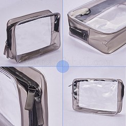 Sacchetti di immagazzinaggio cosmetici trasparenti laser di plastica portatile di stile 3pcs 3&nbsp;ABAG-SZC0007-07