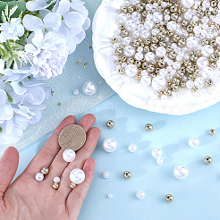 1676 шт. 9 стиля пластиковый искусственный жемчуг ABS с пластиковыми бусинами CCB FIND-SC0010-16