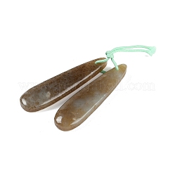 Natürliche Nephrit-Jade/Hetian-Jade-Anhänger&nbsp;G-Q176-01B-01