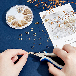 530 шт. 5 стиля открытых соединительных колец из нержавеющей стали 304 и 10 шт. карабинов STAS-WR0001-30B