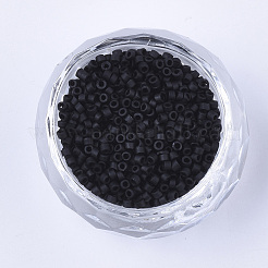 Непрозрачные стеклянные цилиндрические бусины SEED-Q036-01A-J01