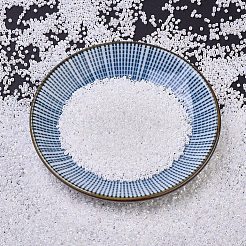 MIYUKIデリカビーズ  シリンダー  日本製シードビーズ  11/0  (db0202)ホワイトパールab  1.3x1.6mm  穴：0.8mm  約2000個/10g&nbsp;X-SEED-J020-DB0202