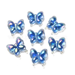 Placage uv lumineux perles acryliques irisées arc-en-ciel&nbsp;LS-OACR-F006-03E