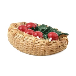 Кабошоны с имитацией фруктов из непрозрачной смолы&nbsp;RESI-G076-01C