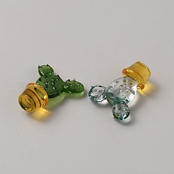 Украшения из стеклянных кактусов DJEW-WH20003-01B
