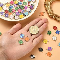 90шт 18 цвета сплава эмалевые подвески&nbsp;ENAM-CJ0003-33