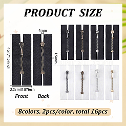 16 pieza de accesorios para prendas de vestir de 8 colores&nbsp;FIND-FG0005-59