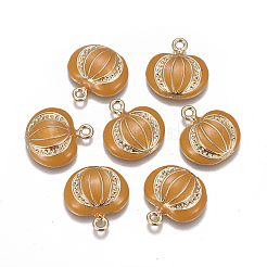 Подвески из эмали и сплава&nbsp;LS-ENAM-WH0047-10G