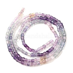 Природного флюорита бисер нитей G-G259-B01-2x2mm