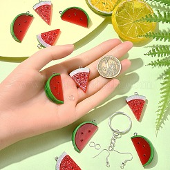 Наборы для изготовления серег и брелоков из арбузной смолы своими руками&nbsp;DIY-YW0010-01