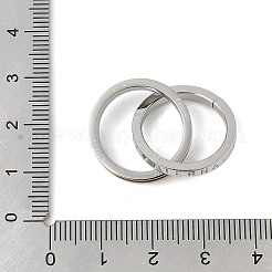 Подвески из нержавеющей стали 304 с переплетенными кольцами&nbsp;STAS-U040-18P-B