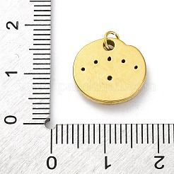 Подвески из нержавеющей стали 304 с разноцветными стразами STAS-E550-07G