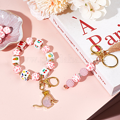 50 шт. круглые с лепестками круглые силиконовые фокусные бусины SIL-SC0001-99