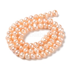 Нити из натурального культивированного пресноводного жемчуга PEAR-E018-79A