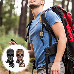 2 шт. 2 стиля латунных европейских бусин&nbsp;KK-OC0001-67