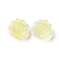 Perle di vetro verniciate a spruzzo trasparente&nbsp;GLAA-I050-06J