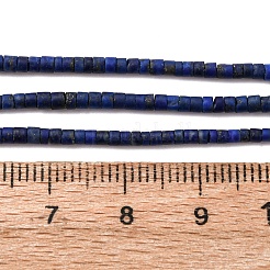 Нитки бусины из натурального ляписа-лазури G-F808-G01-01