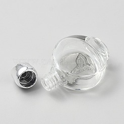 Bouteilles d'eau bénite vides en verre pour religieux&nbsp;AJEW-WH0816-225-11AS