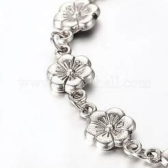 Модные тибетский стиль цветочные браслеты AJEW-AN00083