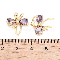 Латунные микро проложить кубического циркония подвески&nbsp;KK-P271-05G-A