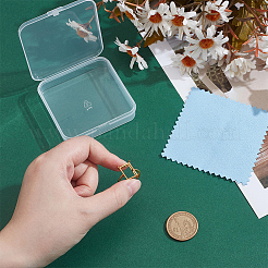 1 шт регулируемый 925-х серебряный прямоугольный компонент кольца STER-BC0003-67G