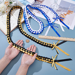 2 шт. двухцветная полиэстеровая выпускная веревка&nbsp;AJEW-PH0012-05