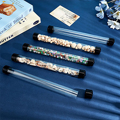 Tubes de stockage de billes en plastique PC transparent&nbsp;AJEW-WH0596-947C