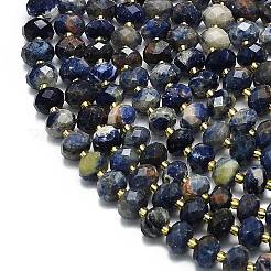 Природный содалит бисер нитей G-P573-A46-01