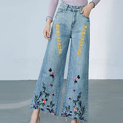 Компьютеризированная вышивка тканью утюжок на / шить на заплатках&nbsp;DIY-WH0401-18A