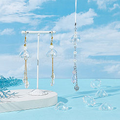 16шт стеклянный конус для изготовления колокольчиков&nbsp;GLAA-UN0001-18