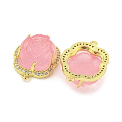 Покрытие стойки латунное микропаве звено циркония KK-M291-25C