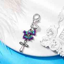 Украшения из стекла HJEW-MZ00040-03