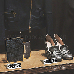 4 шт. 2-х цветные настольные подставки для вывесок из алюминиевого сплава ODIS-GA0001-42A