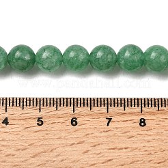 Природные окрашенные белого нефрита нитей бисера&nbsp;G-M402-C03-24