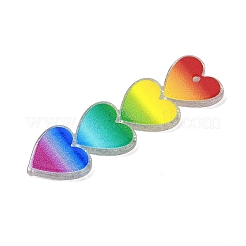 Акриловые подвески градиентного цвета на тему Дня святого Валентина OACR-Q100-11B