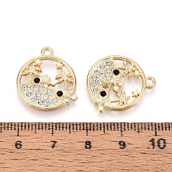 Подвески из сплава и страз PALLOY-T092-18A-G