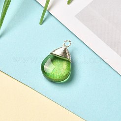 Стеклянные подвески PALLOY-JF00856